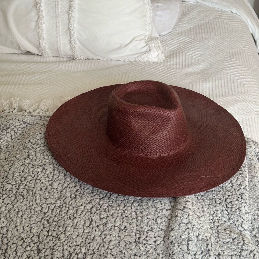 NWT Jace Banu Nour Fedora in Chocolate